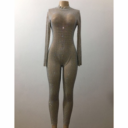 Rihanna Crystal Bodysuit