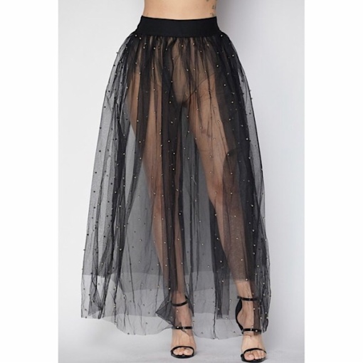 Pearl Sheer Skirt