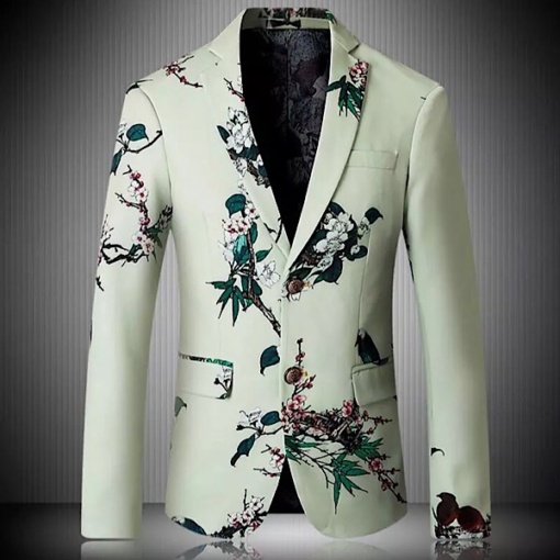 Floral Bird Blazer