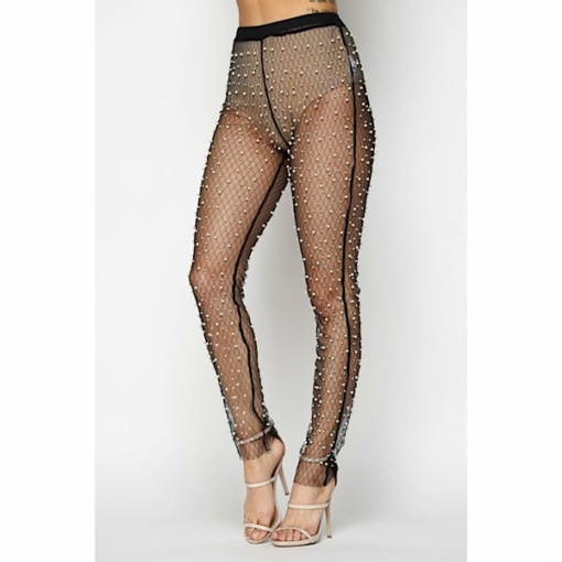 Pearl Sheer Net Pants