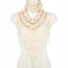 PinkButterfliBoutique  Pearl Chunky Body Chain  