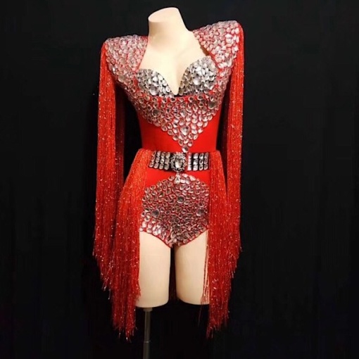 Romina Crystal Bodysuit