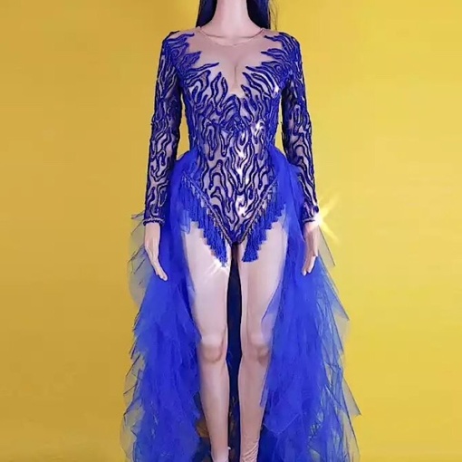 Laquita Crystal Bodysuit