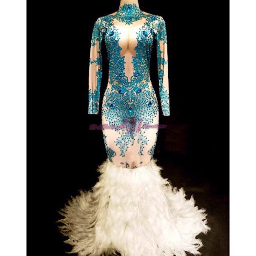 Blue Ice Crystal Dress