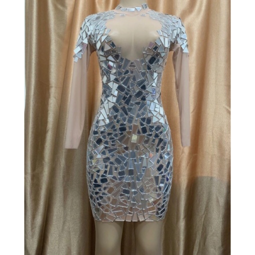 Sparkle Mesh Dress