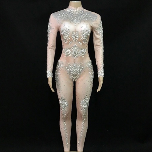 Chastity Crystal Jumpsuit