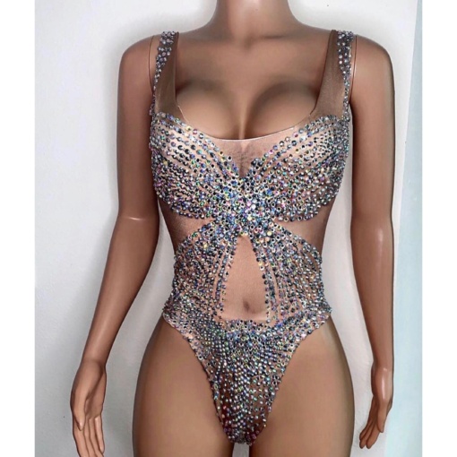 Adriana  Crystal Bodysuit