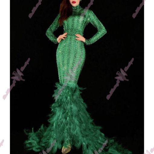 Evergreen Crystal Dress