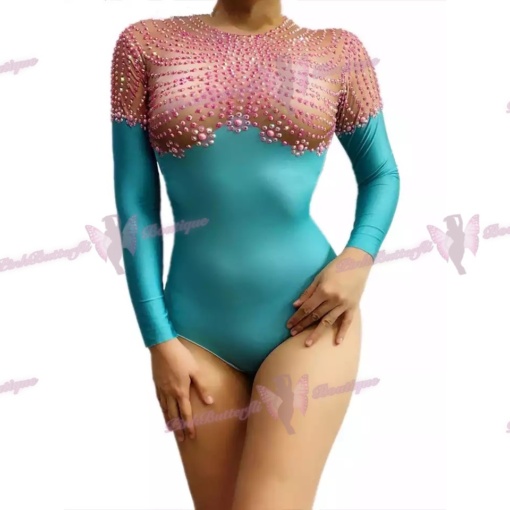 Amelia Crystal Bodysuit