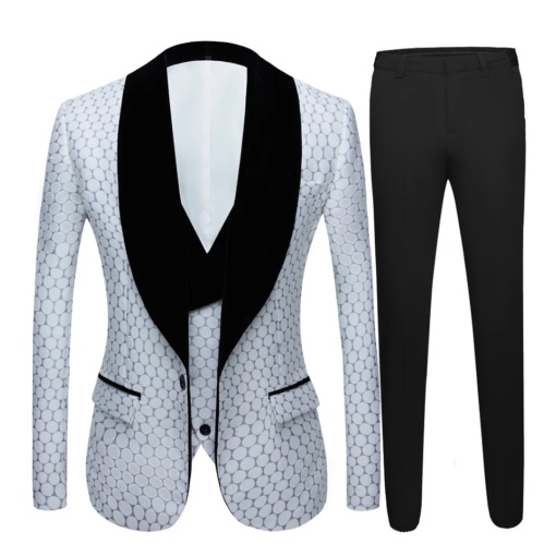 Notch Lapel Three Piece Suit