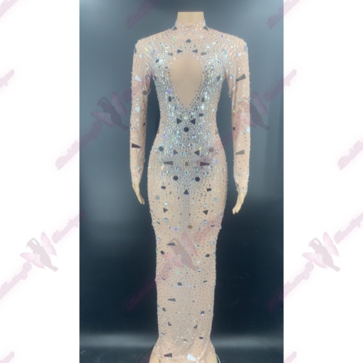 Medina Mesh Crystal Dress