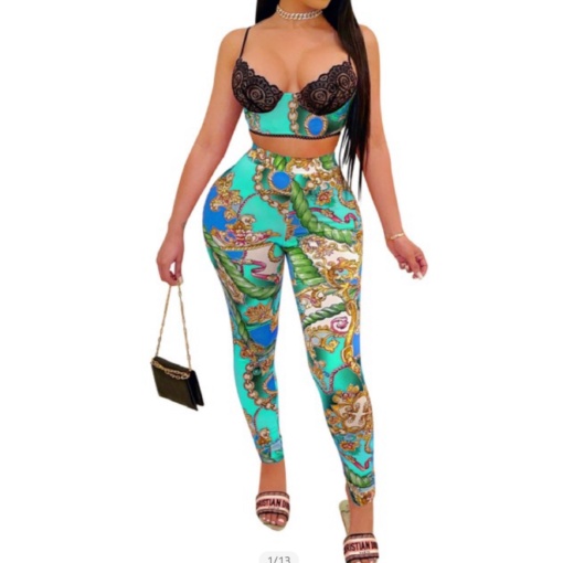 Tropical Two  Piece Set