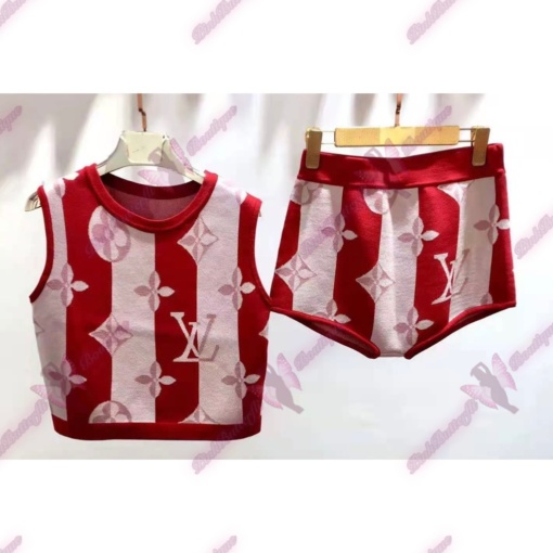 LLV High Waisted Shorts Set