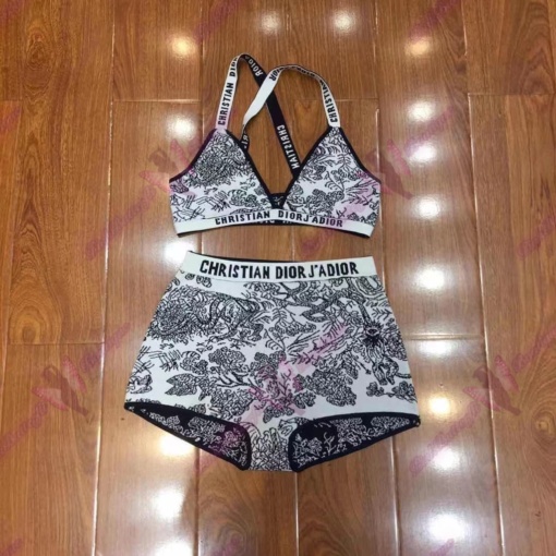 DC Black Floral Short Set