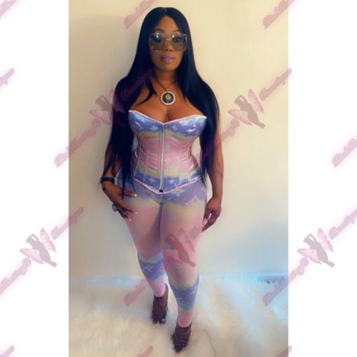 Pastel LV Corset Set