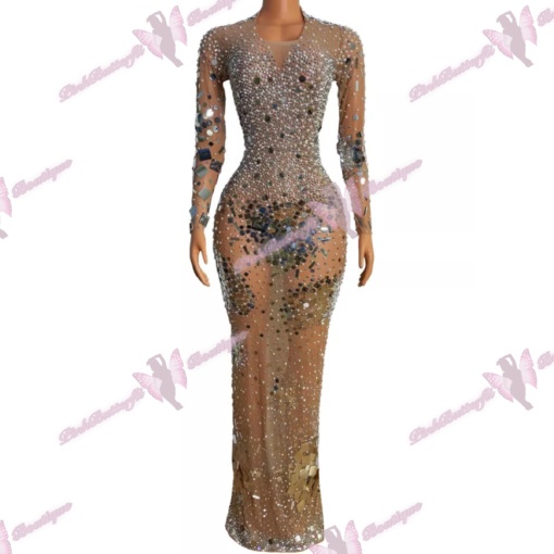 Tosh Mirror Crystal dress