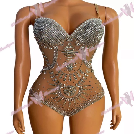 Cassy Crystal BodySuit