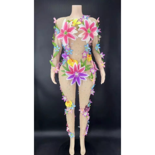 Ego Flower Crystal JumpSuit