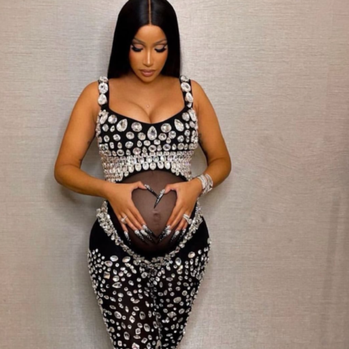 Cardib Crystal Jumpsuit